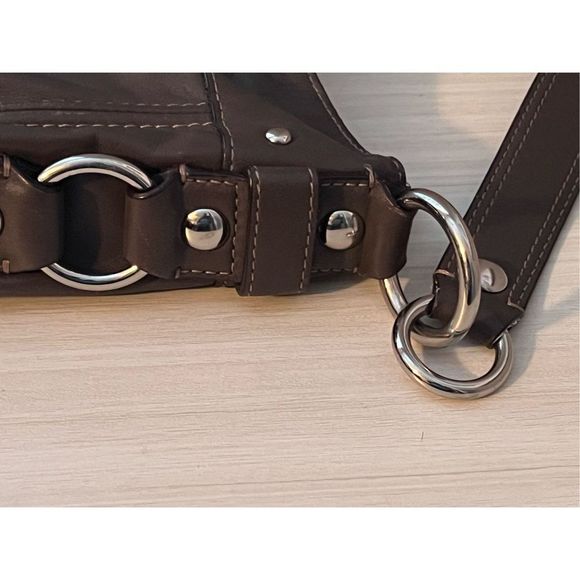 Coach Leather Hobo Shoulder Bag/Purse #L0920-F14707, Brown - Picture 14 of 15